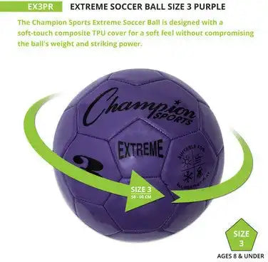 Champion Sports Ex3 Extreme Soccer Ball Size 3 - Ea