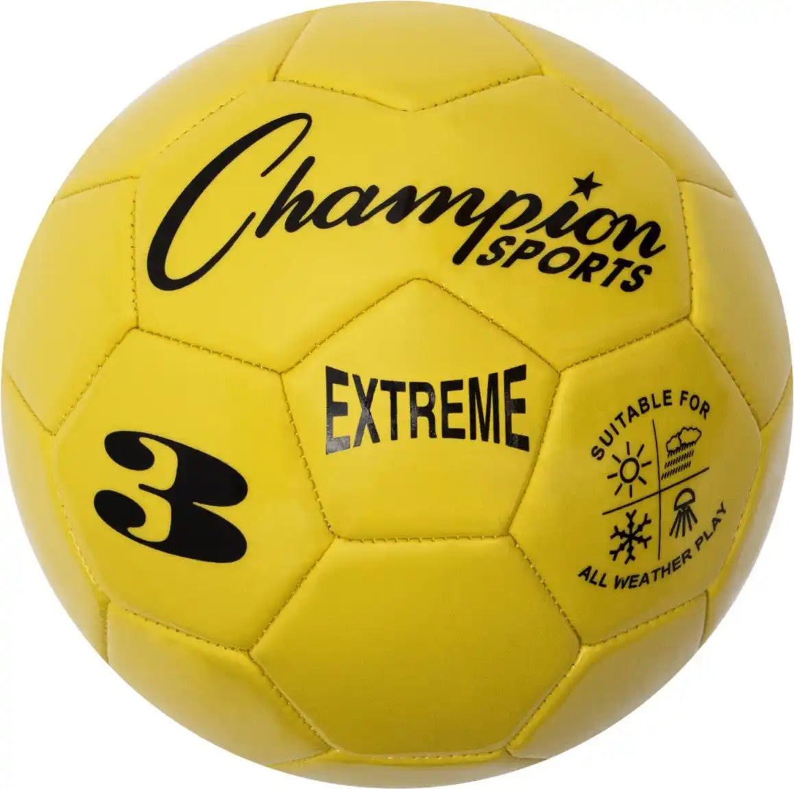 Champion Sports Ex3 Extreme Soccer Ball Size 3 - Ea - Yellow