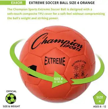 Champion Sports Ex4 Extreme Soccer Ball Size 4 - Ea