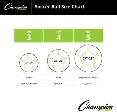 Champion Sports Ex5 Extreme Soccer Ball Size 5 - Ea