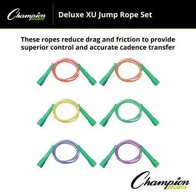Champion Sports Exrset Deluxe Xu Jump Rope - Set