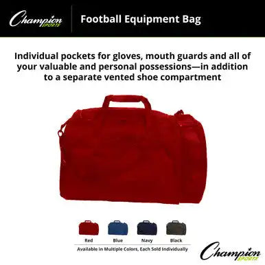 Champion Sports Fb1528 Football Equipment Bag - Ea