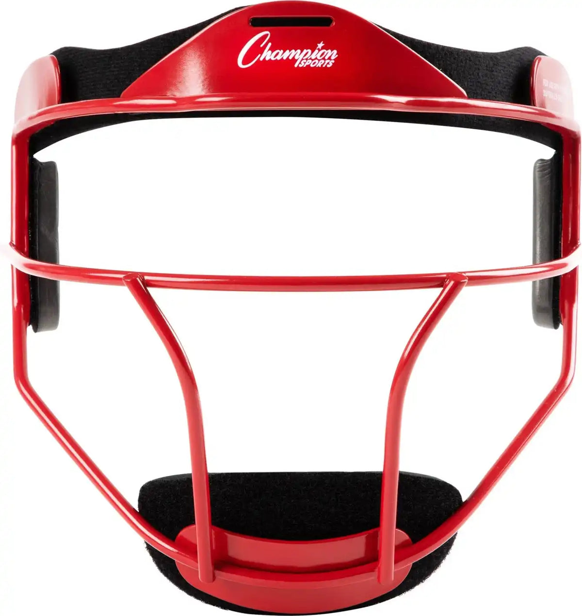 Champion Sports Fm Softball Fielder’s Adult Face Mask - Ea - Red