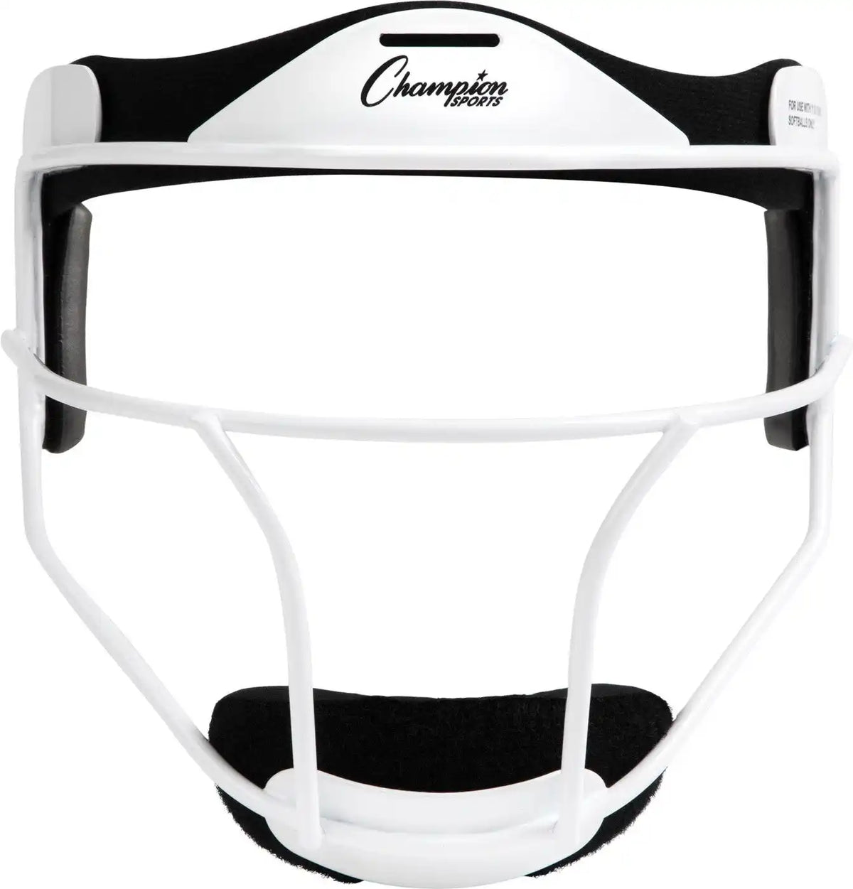 Champion Sports Fm Softball Fielder’s Adult Face Mask - Ea - White