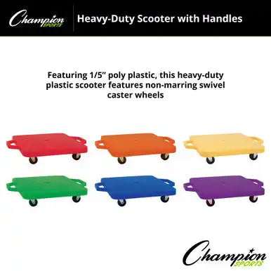 Champion Sports Hds Heavy-duty Scooter with Handle - Set