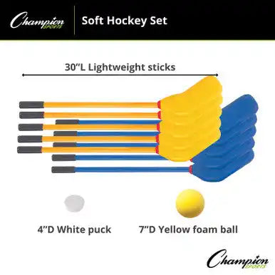 Champion Sports Hs10set Soft Hockey - Set