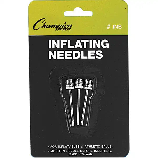Champion Sports in Inflating Needles - 3 Pk - Retail Pack