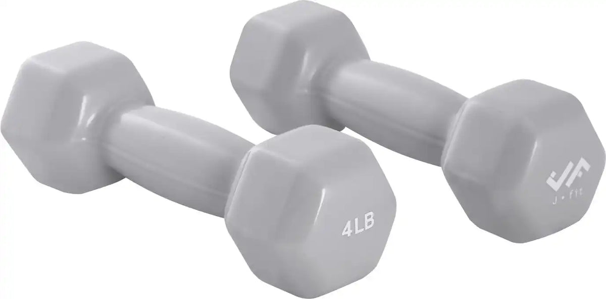 Champion Sports J-dbv Vinyl Dumbbell - Set - 4 Lb Pair