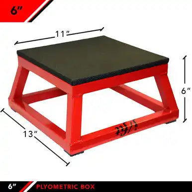 Champion Sports J-pbox Plyo (plyometric) Box (6’’) - Ea - 6’’