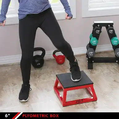 Champion Sports J-pbox Plyo (plyometric) Box (6’’) - Ea - 6’’