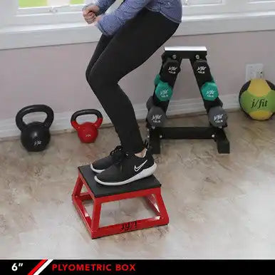 Champion Sports J-pbox Plyo (plyometric) Box (6’’) - Ea - 6’’