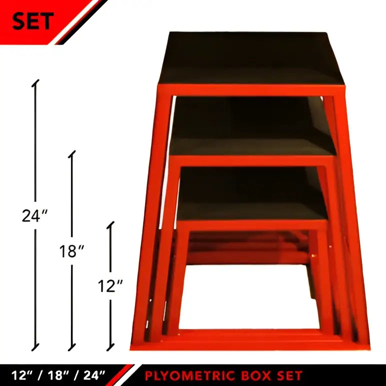Champion Sports J-pbox Plyo (plyometric) Large - Set - Box