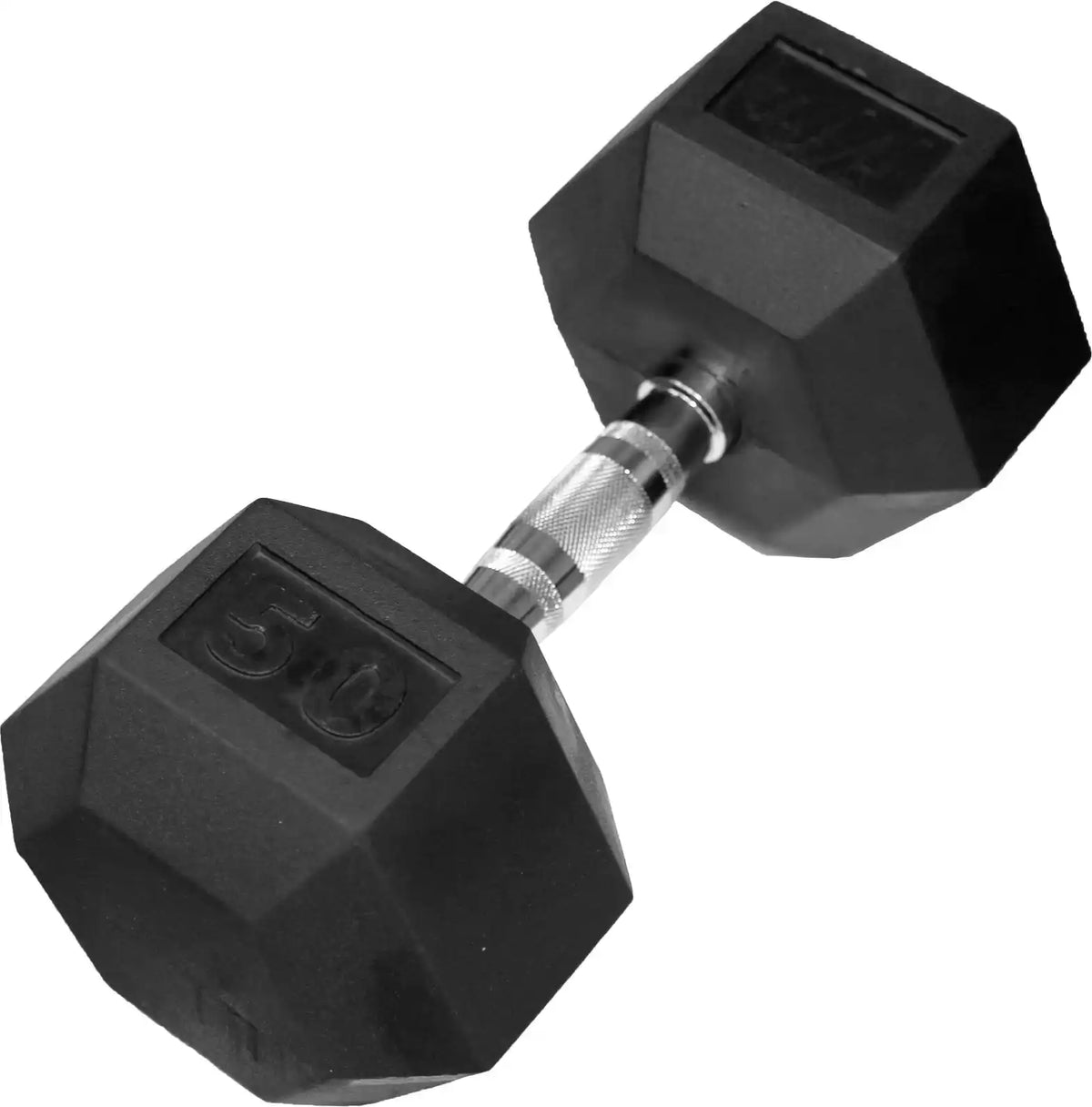 Champion Sports J-rhdb Rubber Hex Dumbbell - Ea - 50 Lb