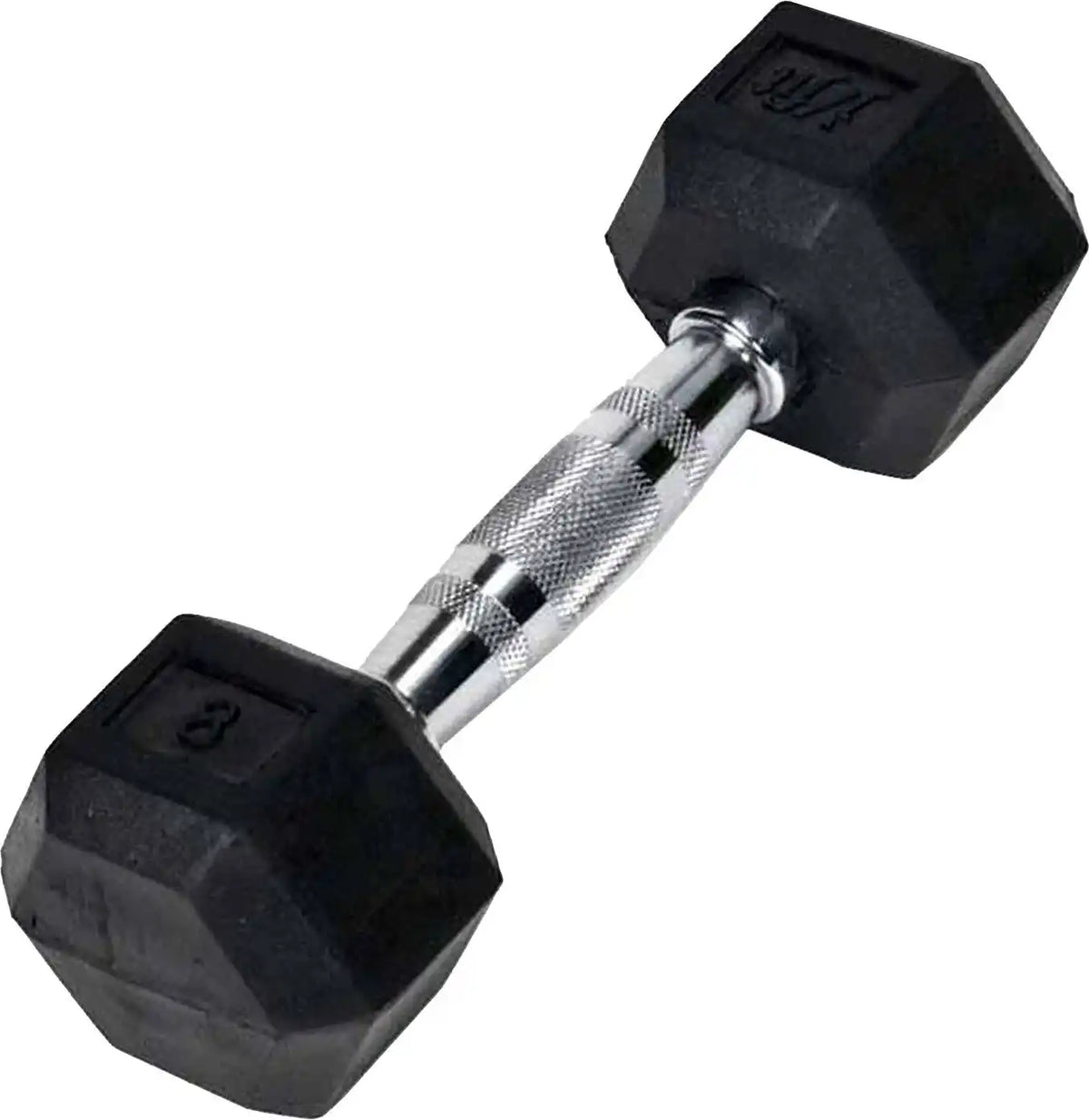 Champion Sports J-rhdb Rubber Hex Dumbbell - Ea - 8 Lb