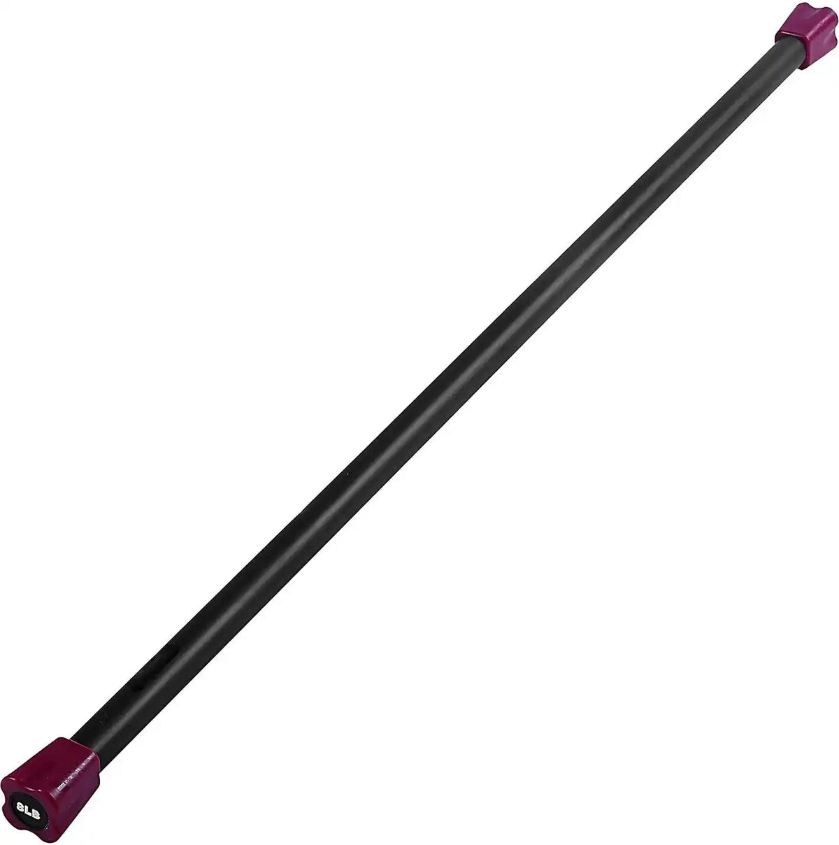 Champion Sports J-rpwb Workout Bar with Rubber Padding - Ea - 8 Lb