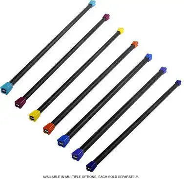 Champion Sports J-rpwb Workout Bar with Rubber Padding - Ea
