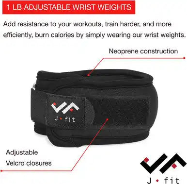 Champion Sports J-ww Adjustable Wrist/ankle Weights - Pr
