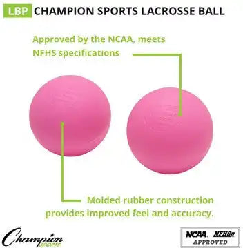 Champion Sports Lb Lacrosse Balls - Doz