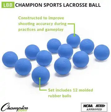 Champion Sports Lb Lacrosse Balls - Doz