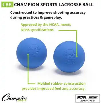 Champion Sports Lb Lacrosse Balls - Doz