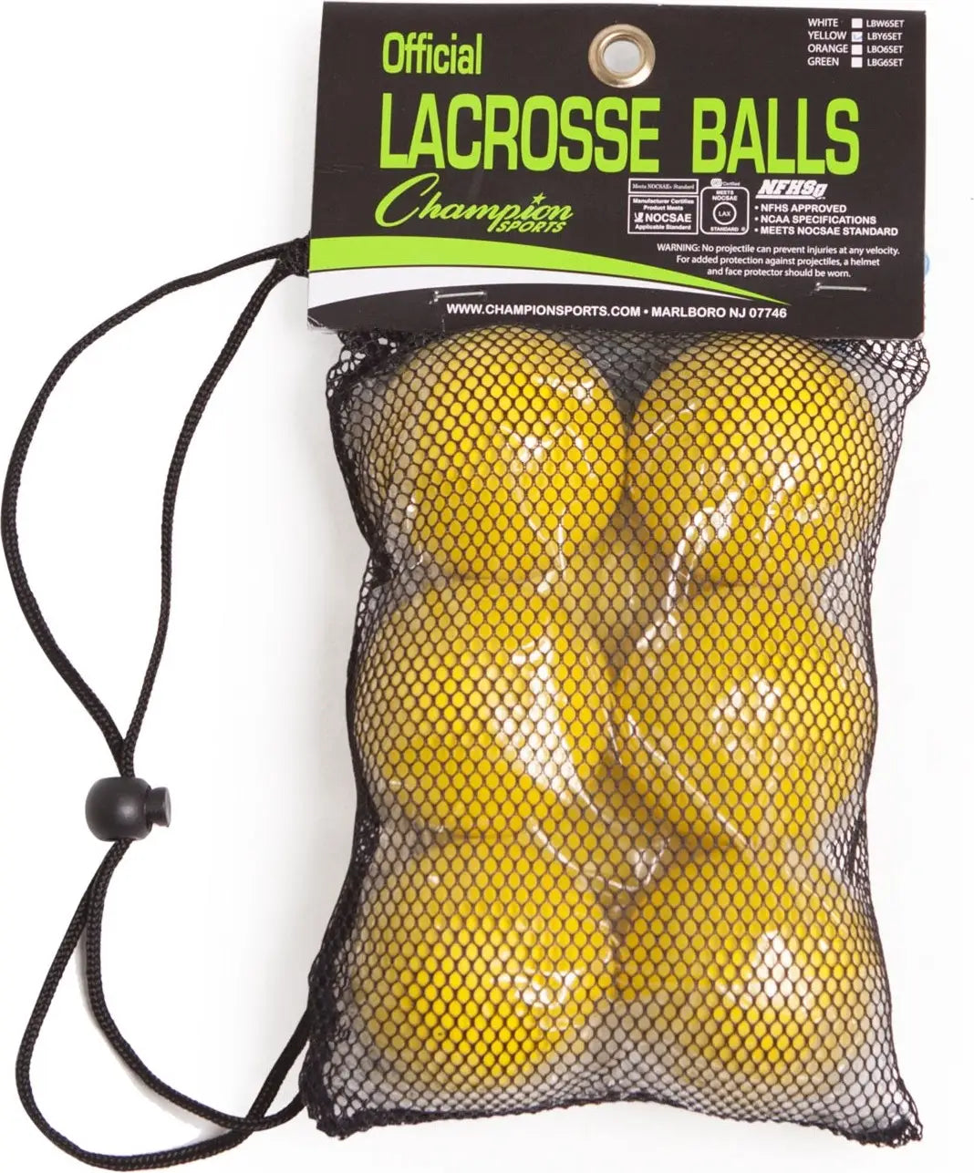 Champion Sports Lbset Lacrosse Ball - Set