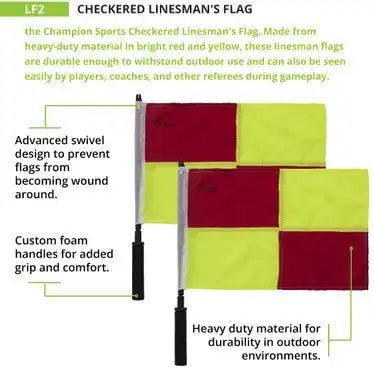 Champion Sports Lf Linesman’s Flag - Pr