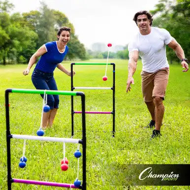 Champion Sports Lgst Ladder Ball Game - Set - Black Frame