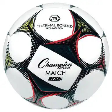 Champion Sports Match5 Thermal Bonded Soccerball Size 5 - Ea