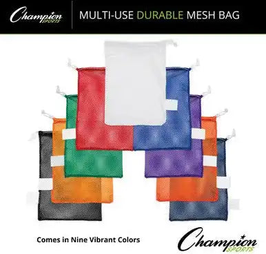 Champion Sports Mb18 Mesh Equipment Bag 18’’ x 12’’ - Ea