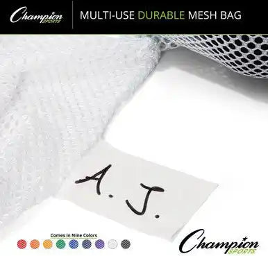 Champion Sports Mb18 Mesh Equipment Bag 18’’ x 12’’ - Ea