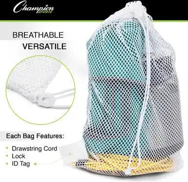 Champion Sports Mb18 Mesh Equipment Bag 18’’ x 12’’ - Ea