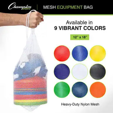 Champion Sports Mb18 Mesh Equipment Bag 18’’ x 12’’ - Ea