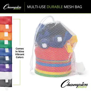 Champion Sports Mb18 Mesh Equipment Bag 18’’ x 12’’ - Ea