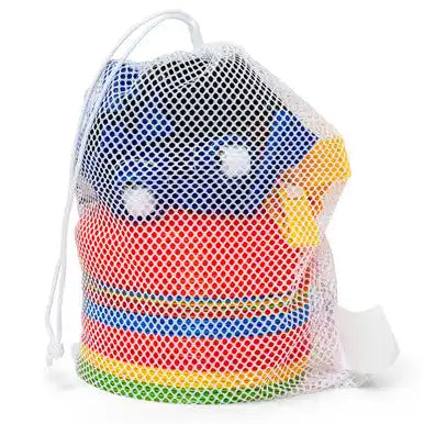 Champion Sports Mb18 Mesh Equipment Bag 18’’ x 12’’ - Set - of Six Colors