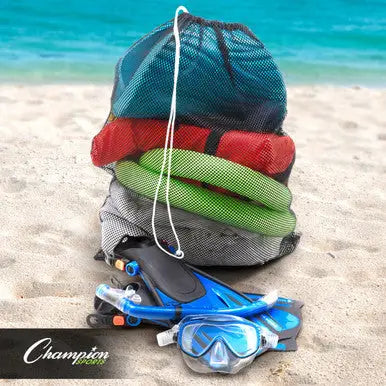 Champion Sports Mb21 Mesh Equipment Bag 36’’ x 24’’ - Set