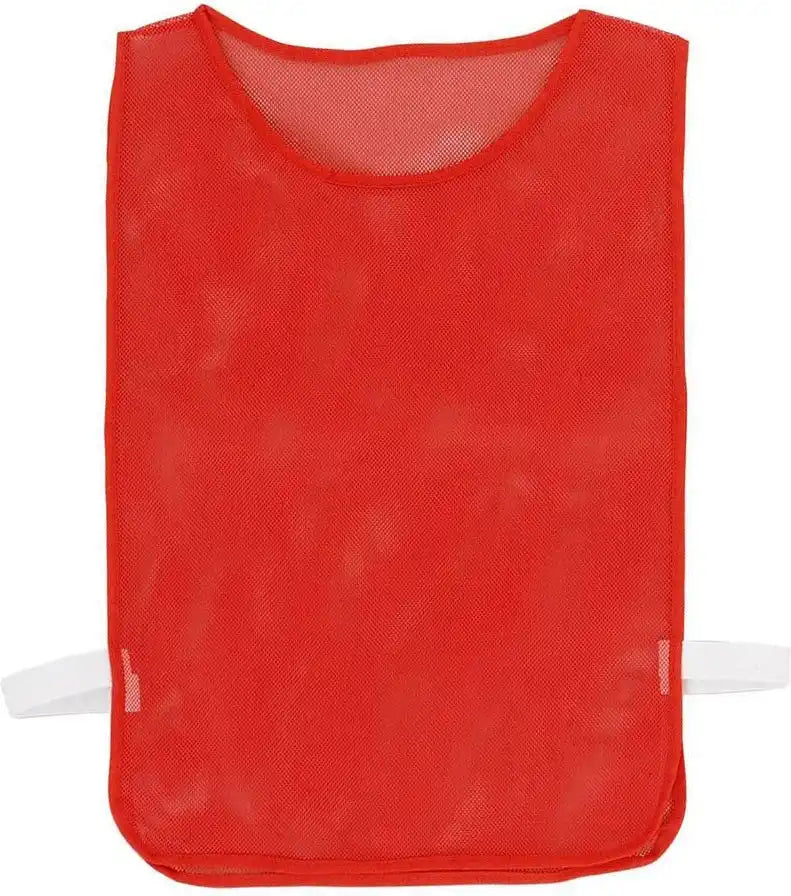 Champion Sports Mpy Deluxe Mesh Pinnie Youth - Doz - Red