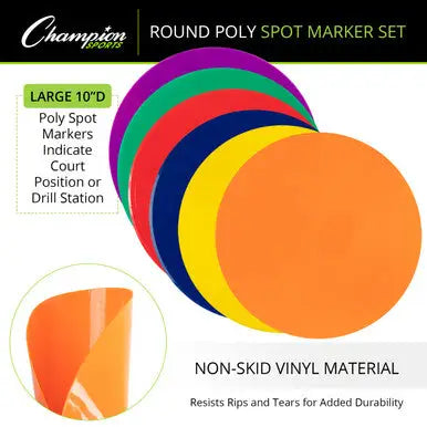 Champion Sports Msp Poly Spot Marker - Set