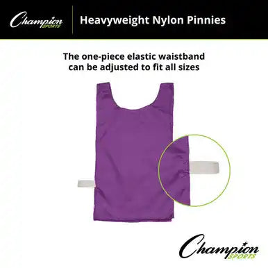 Champion Sports Np1 Heavyweight Nylon Pinnies Youth - Doz