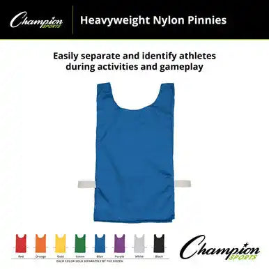 Champion Sports Np1 Heavyweight Nylon Pinnies Youth - Doz