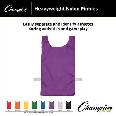 Champion Sports Np1 Heavyweight Nylon Pinnies Youth - Doz