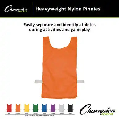 Champion Sports Np1 Heavyweight Nylon Pinnies Youth - Doz