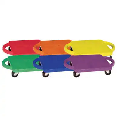 Champion Sports Pgh12 12’’ Standard Scooter with Handles - Set - of Six Colors