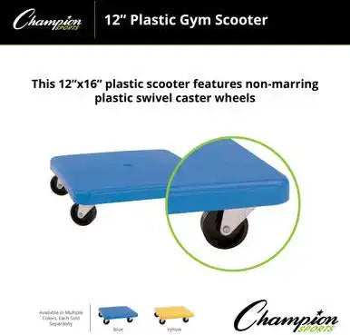 Champion Sports Pgs Plastic Gym Scooter - Ea