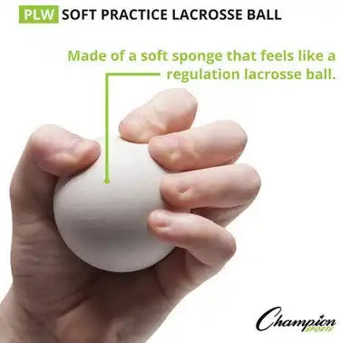 Champion Sports Pl Sponge Lacrosse Balls - Doz