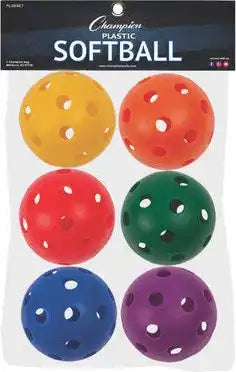 Champion Sports Plsb Plastic Softballs - Set