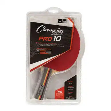 Champion Sports Pn10 7-ply Pips in Rubber Face Table Tennis Paddle 3-4-7 - Ea