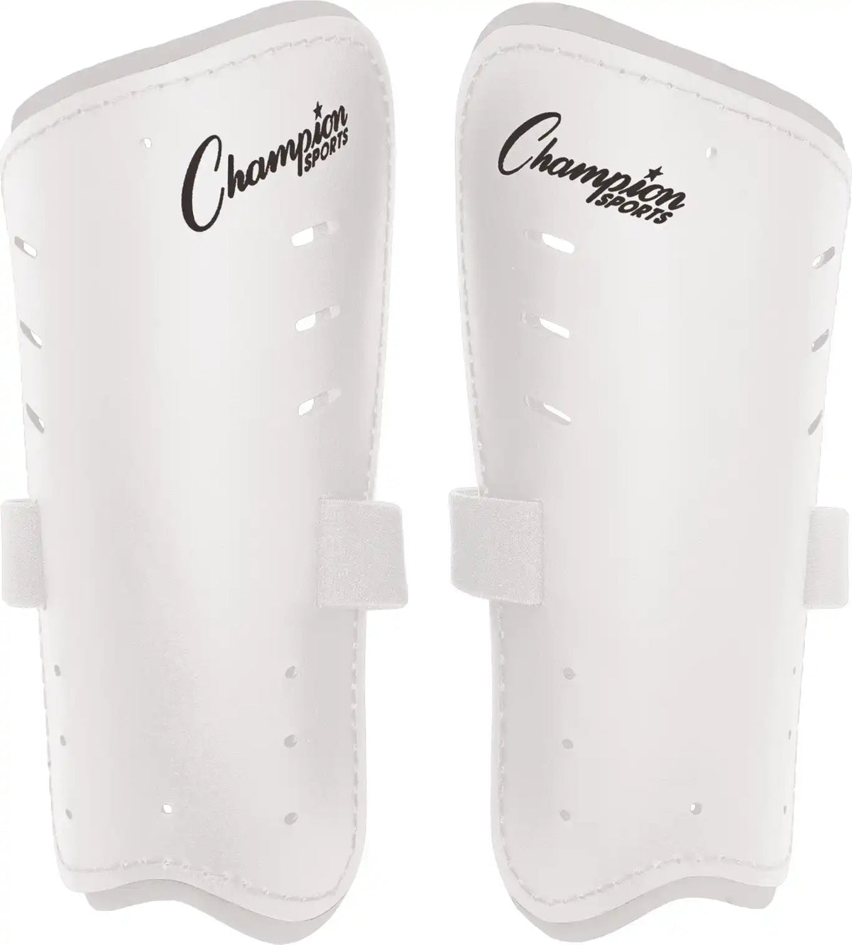 Champion Sports Ps Molded Shin Guards - Pr - 7’’ White