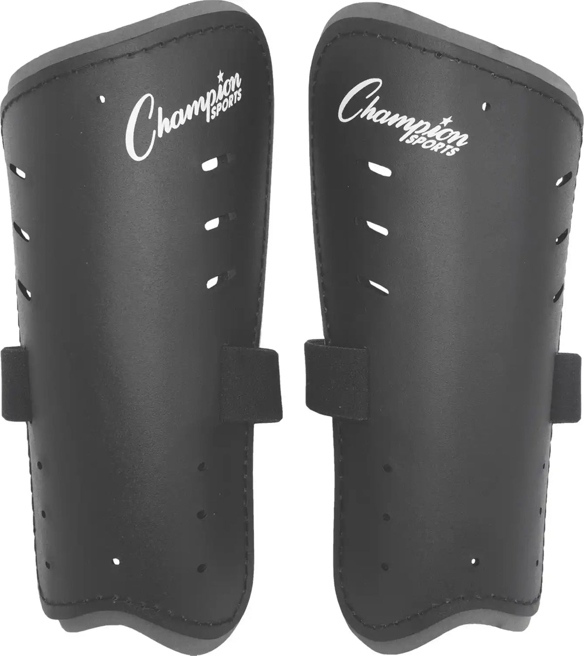 Champion Sports Ps Molded Shin Guards - Pr - 8’’ Black