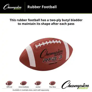 Champion Sports Rfb Rubber Football - Ea