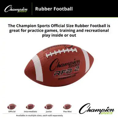Champion Sports Rfb Rubber Football - Ea
